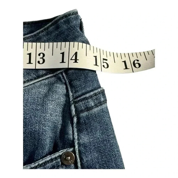 KanCan Women's Distressed Skinny Fit Biker Jeans Blue Size 7 W27 Dark Wash - Picture 6 of 7